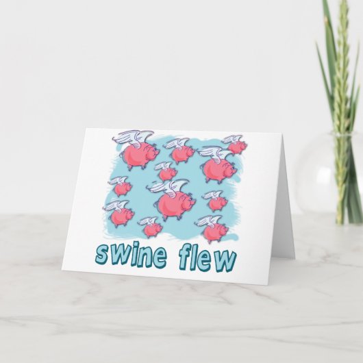 De Producten van de Humor van de Griep van varkens Kaart (Voorkant)