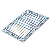 De Productiviteitsplanner van de douane van Kerstm Notitieblok (Schuin)