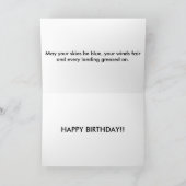 De proef Kaart van de Verjaardag (Binnen)