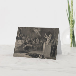 De ProefIllustratie van de Heks van Salem Kaart