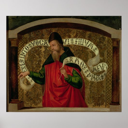 De profeet Amos, 1535 Poster (Voorkant)