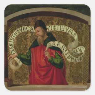 De profeet Amos, 1535 Vierkante Sticker