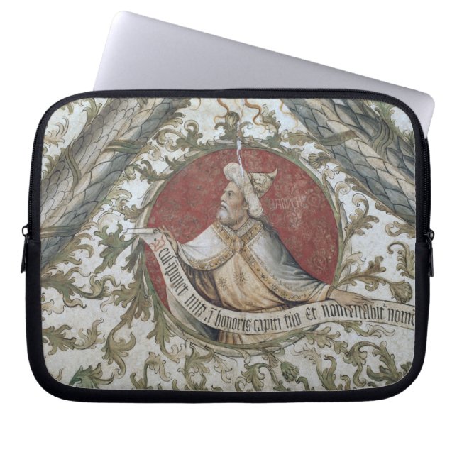 De profeet Baruch van de Loggia d'Annunciazion Laptop Sleeve (Voorkant)