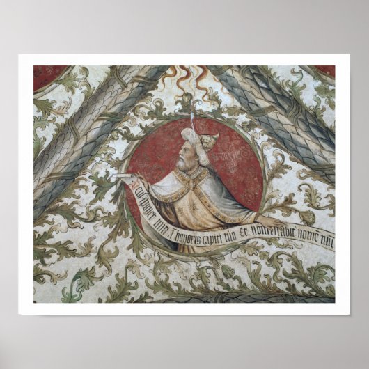 De profeet Baruch van de Loggia d'Annunciazion Poster (Voorkant)