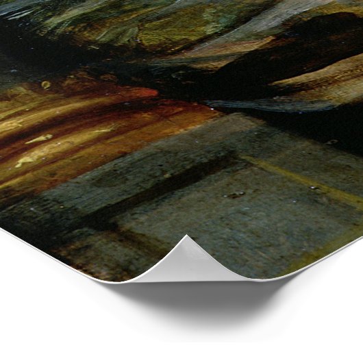 De profeet Elijah en de Angel Poster (Hoek)