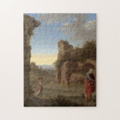 De profeet Elijah en de weduwe van Zarephath Legpuzzel (Verticaal)