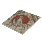 De profeet Habakkuk van de Loggia d'Annunciazi Tegeltje (Zijkant)