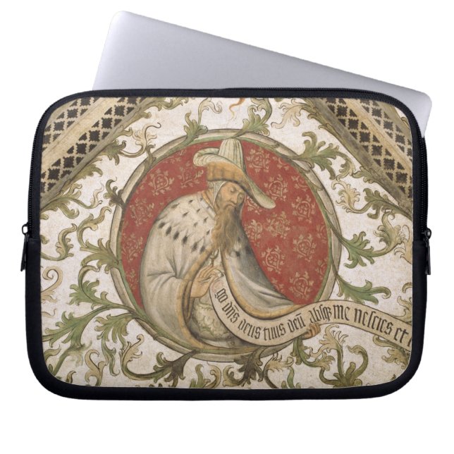 De profeet Hosea van de Loggia d'Annunciazione Laptop Sleeve (Voorkant)