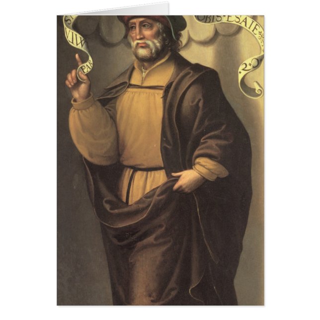 De profeet Isaiah (Voorkant)