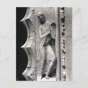 De profeet Isaiah die een fylacterie losmaakt Briefkaart