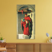 De profeet Jeremiah, 1443-45 Canvas Afdruk (Insitu (Woonkamer))