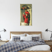 De profeet Jeremiah, 1443-45 Canvas Afdruk (Insitu (Slaapkamer))