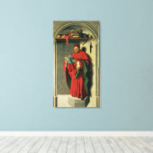 De profeet Jeremiah, 1443-45 Canvas Afdruk (Insitu (Houten vloer))