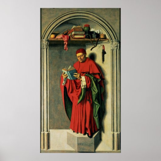 De profeet Jeremiah, 1443-45 Poster (Voorkant)