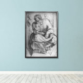 De profeet Jeremiah Canvas Afdruk (Insitu (Houten vloer))