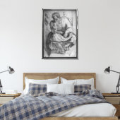 De profeet Jeremiah Canvas Afdruk (Insitu (Slaapkamer))