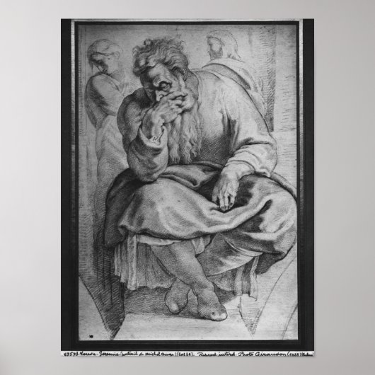 De profeet Jeremiah Poster (Voorkant)