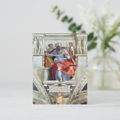 De profeet Joel van Michelangelo Unterberger Briefkaart (Staand voorkant)