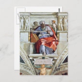 De profeet Joel van Michelangelo Unterberger Briefkaart (Voorkant / Achterkant)