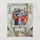 De profeet Joel van Michelangelo Unterberger Briefkaart (Voorkant)