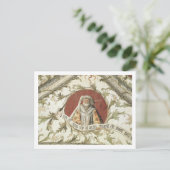 De profeet Malachi van de Loggia d'Annunciazio Briefkaart (Staand voorkant)