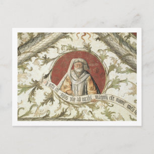 De profeet Malachi van de Loggia d'Annunciazio Briefkaart