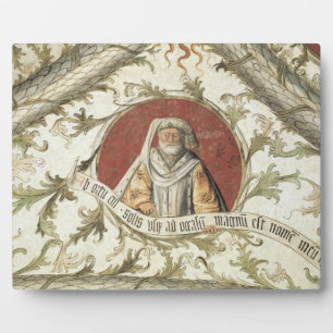 De profeet Malachi van de Loggia d'Annunciazio Fotoplaat