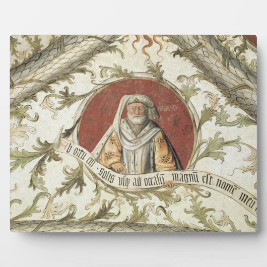De profeet Malachi van de Loggia d'Annunciazio Fotoplaat (Voorkant)