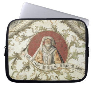 De profeet Malachi van de Loggia d'Annunciazio Laptop Sleeve