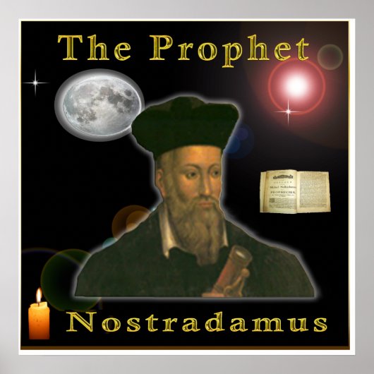 De profeet Nostradamus Poster (Voorkant)