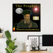 De profeet Nostradamus Poster (Thuiskantoor)
