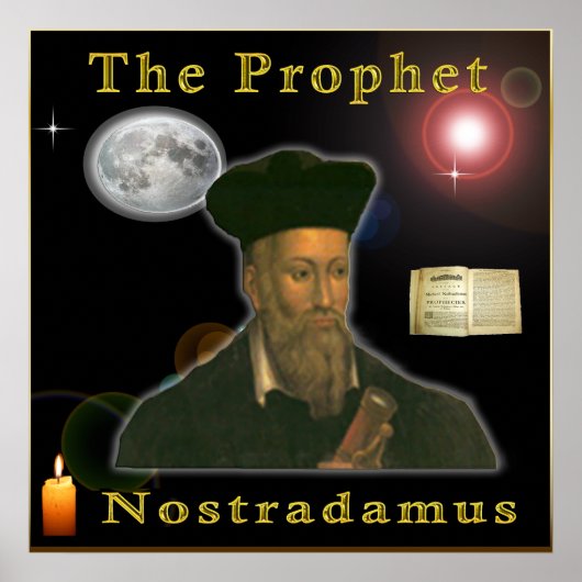 De profeet Nostradamus Poster (Voorkant)