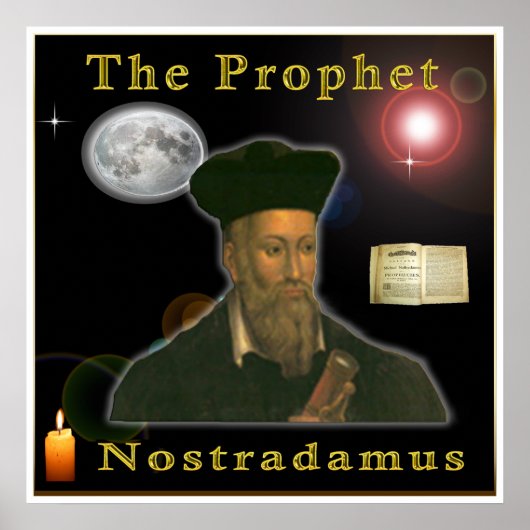 De profeet Nostradamus Poster (Voorkant)