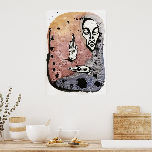 de profeet twee poster (Keuken)