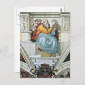 De profeet Zacharias door Michelangelo Briefkaart (Voorkant / Achterkant)