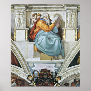 De profeet Zechariah Poster