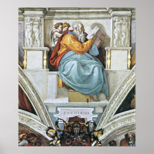 De profeet Zechariah Poster (Voorkant)