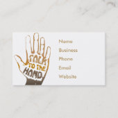 De professionele bespreking uit-van-de-doos aan de visitekaartje (Voorkant)