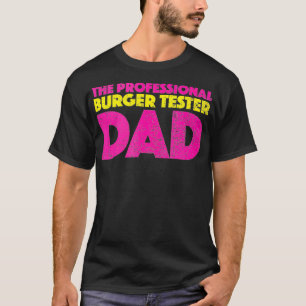 De professionele Burger Tester Papa Retro Style VI T-shirt