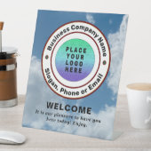 De Professionele Douane van het Bedrijf van logo Reclamebord Met Voetstuk (Insitu)