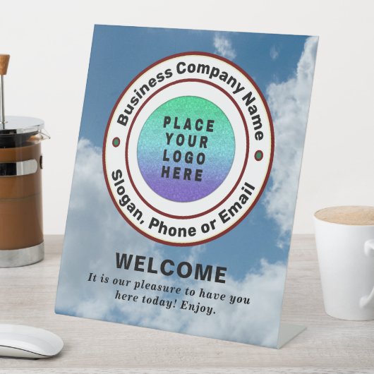 De Professionele Douane van het Bedrijf van logo Reclamebord Met Voetstuk (Insitu)