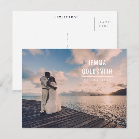 De professionele Fotografie van de Fotograaf Briefkaart (Voorkant / Achterkant)