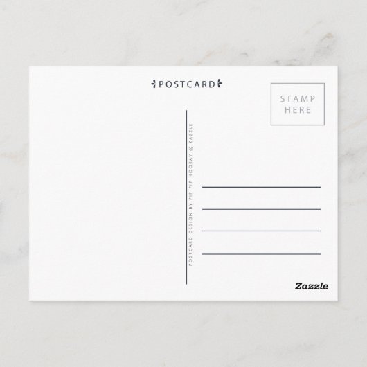 De professionele Fotografie van de Fotograaf Briefkaart (Achterkant)