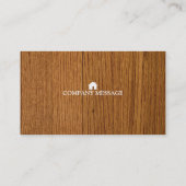 De professionele Houtbewerking van de Hulpmiddelen Visitekaartje (Achterkant)