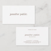 De professionele Moderne Bovenkant Sjabloon van de Visitekaartje (Voorkant / Achterkant)