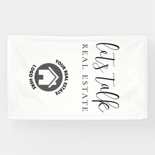 De professionele Realiteit laat ons Echte Logo van Spandoek (Horizontaal)