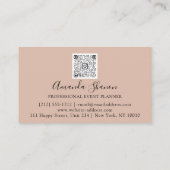 De professionele Rozen van de Planner van de Gebeu Visitekaartje (Achterkant)