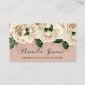 De professionele Rozen van de Planner van de Gebeu Visitekaartje (Voorkant)