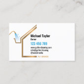 De professionele Schoonmakende Dienst van de Gooti Visitekaartje (Achterkant)