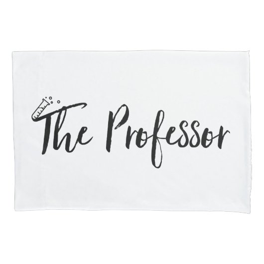 "De professor en zijn assistent" Kussensloop (Voorkant-Links)